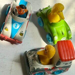 Set of 3 Sesame Street Playskool Tyco Die Cast Cars Muppets
